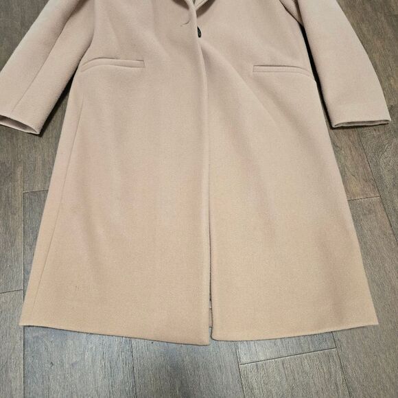 Bianco Ghiaccio Beige Coat Size 40 4 S - Picture 4 of 15